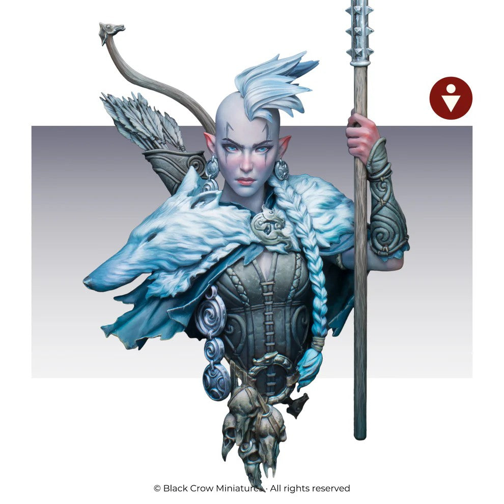 Black Crow Miniatures SKADI  1/10 BUST 105mm (without spear)