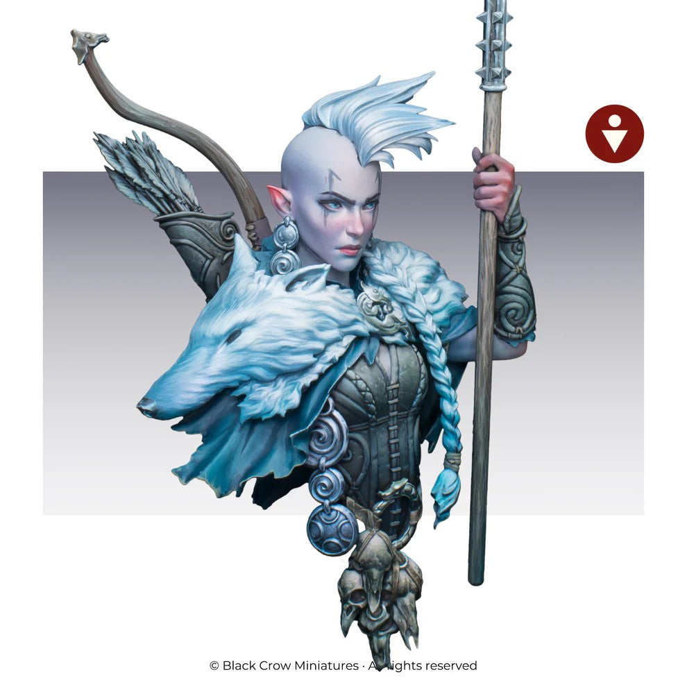 Black Crow Miniatures SKADI  1/10 BUST 105mm (without spear)