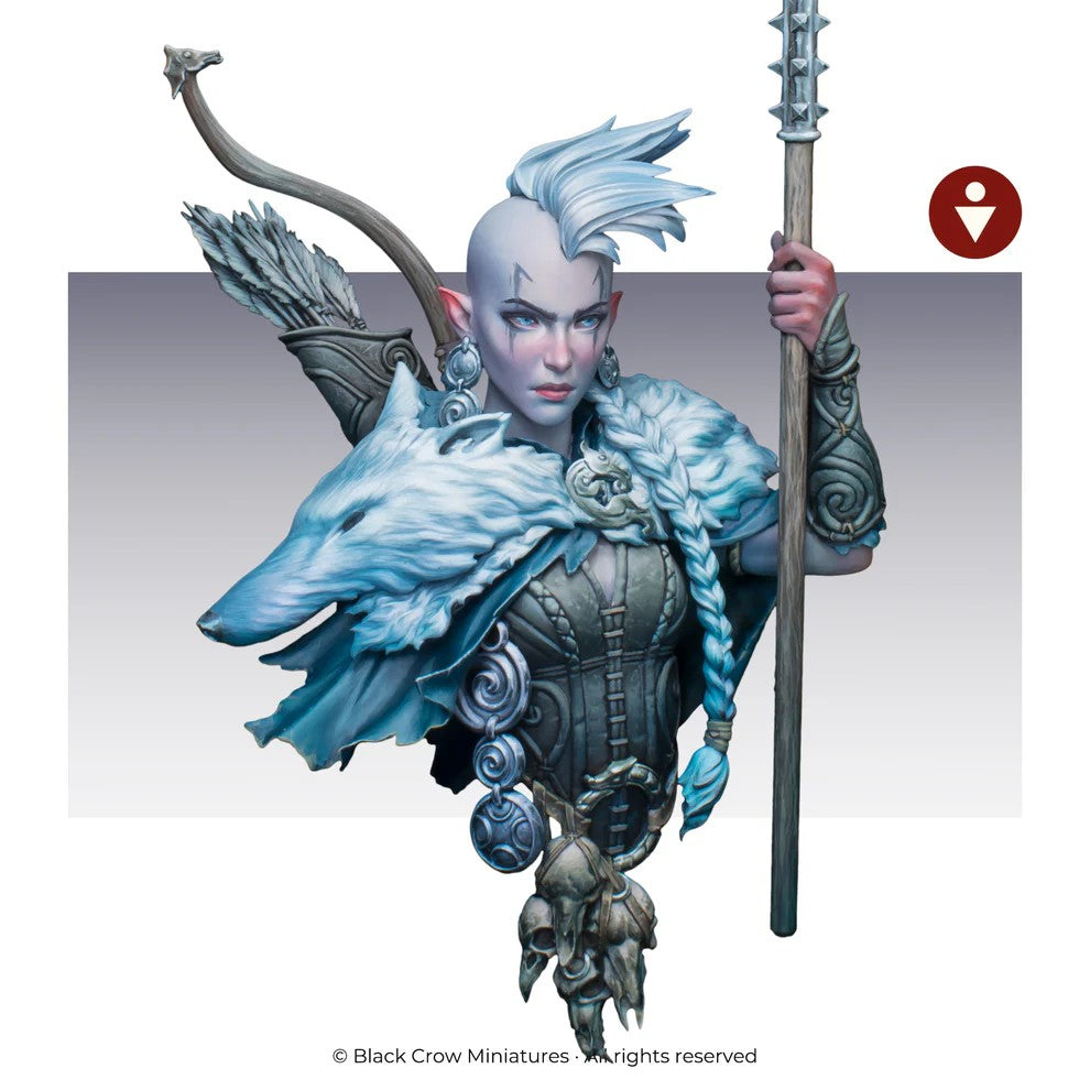 Black Crow Miniatures SKADI  1/10 BUST 105mm (without spear)