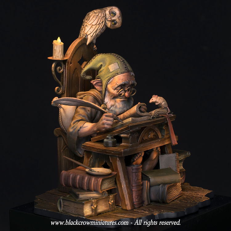 Black Crow Miniatures THE STORYTELLER 75mm