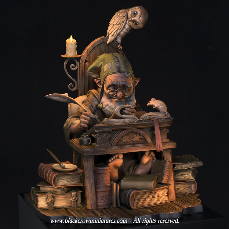 Black Crow Miniatures THE STORYTELLER 75mm