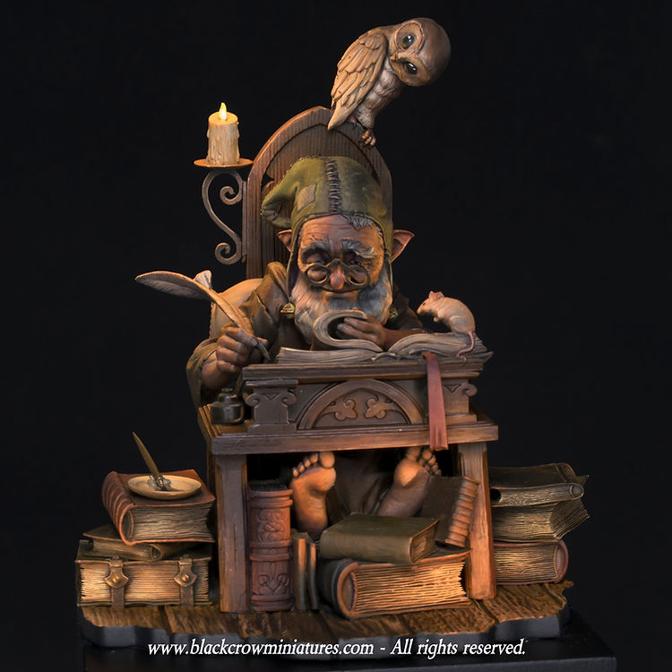 Black Crow Miniatures THE STORYTELLER 75mm