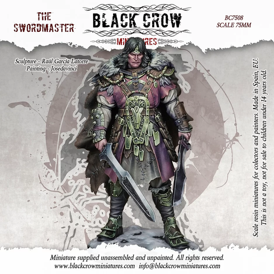 Black Crow Miniatures THE SWORDMASTER 75mm