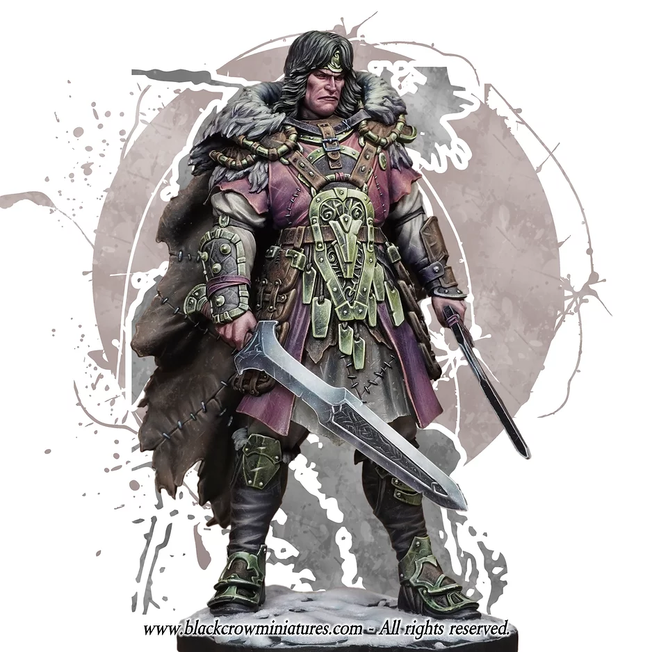 Black Crow Miniatures THE SWORDMASTER 75mm