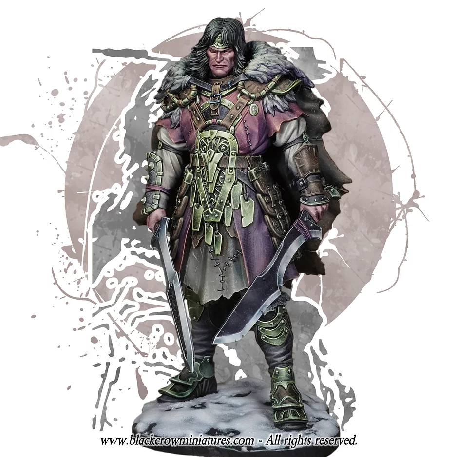 Black Crow Miniatures THE SWORDMASTER 75mm