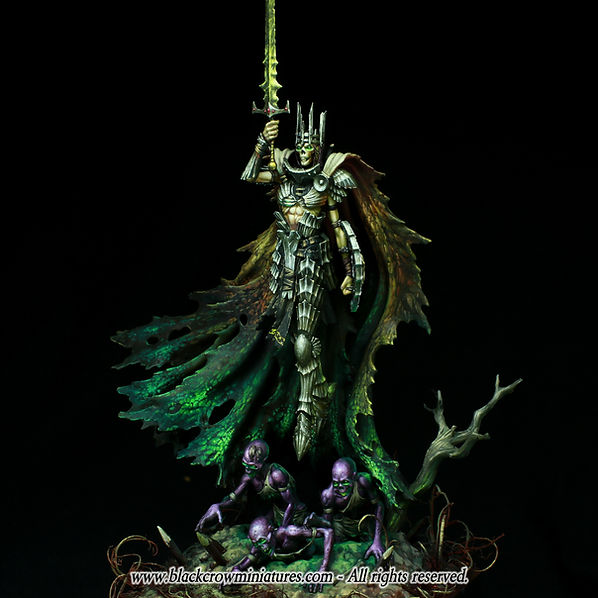 Black Crow Miniatures THE WRAITH KING 75mm