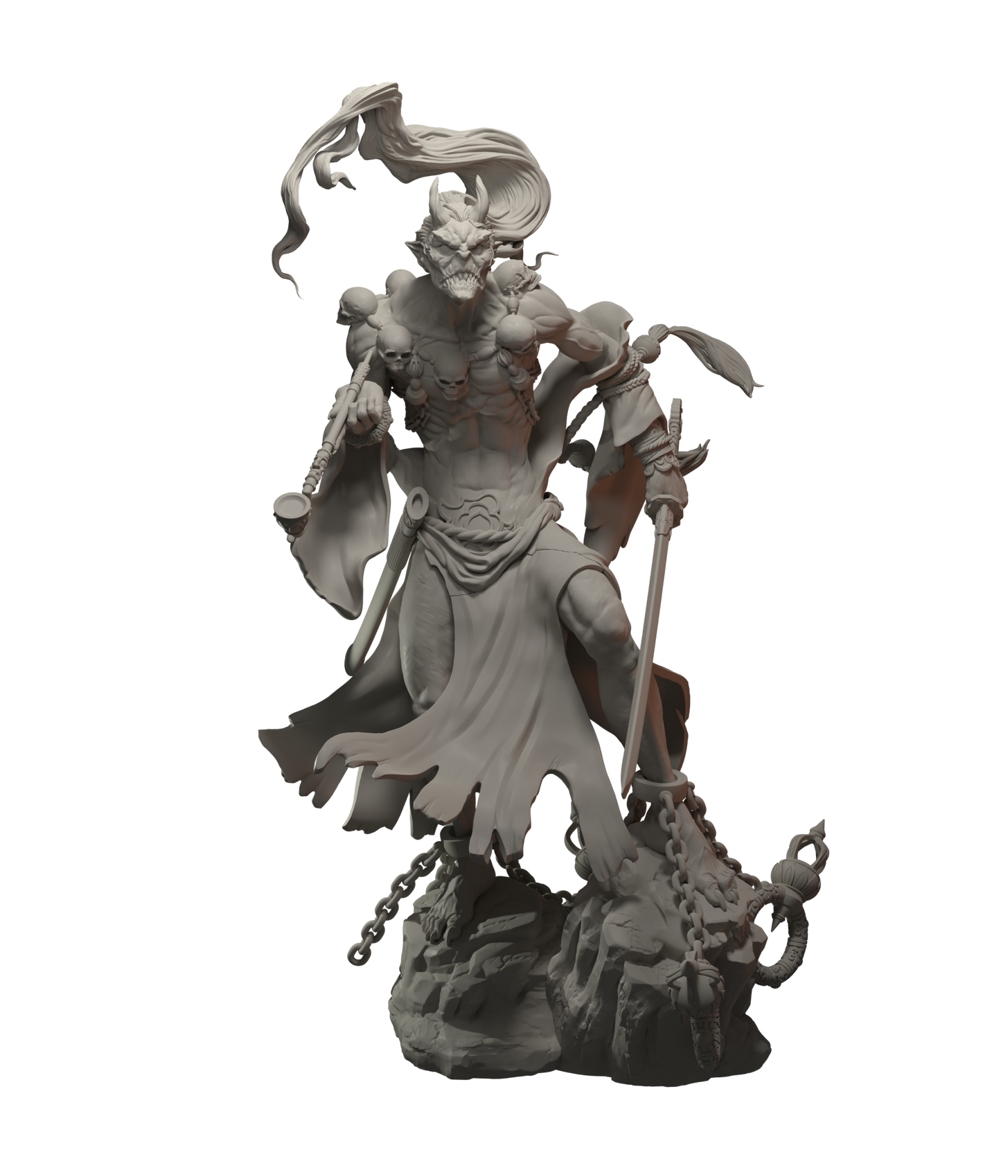 【XINGHUI】 HAN BA·RINGLEADER 90mm High-quality resin model（Limited Edition）