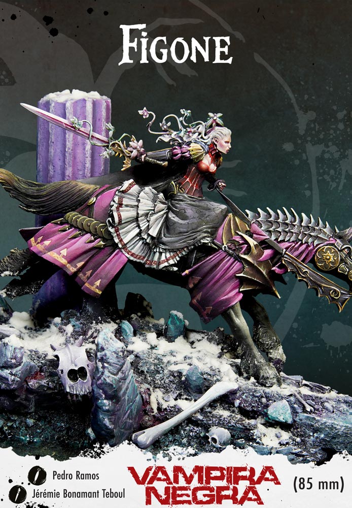 Figone Miniatures VAMPIRA NEGRA (54mm)
