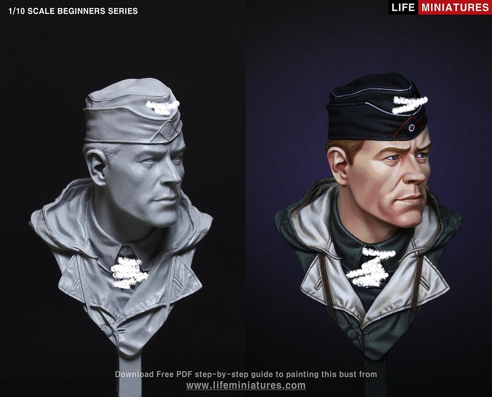 Life miniatures BEGINNERS SERIES No.1 - WW2 German Panzer Commander -