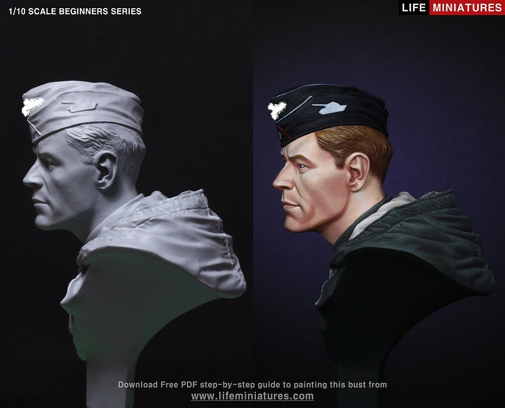 Life miniatures BEGINNERS SERIES No.1 - WW2 German Panzer Commander -
