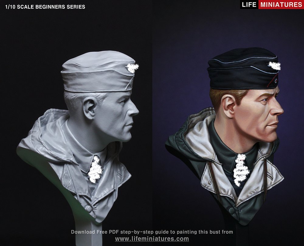Life miniatures BEGINNERS SERIES No.1 - WW2 German Panzer Commander -