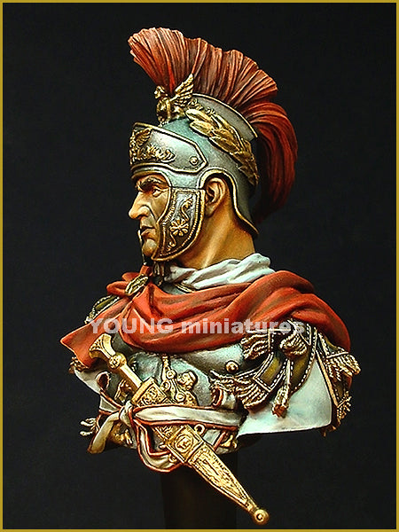 Young Miniatures Roman Cavalry Officer 180 B.C.  1/10 Bust Resin YH1829 BUST