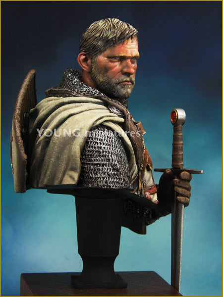 Young Miniatures TEMPLAR KNIGHT  1/10 Bust Resin YH1837 BUST