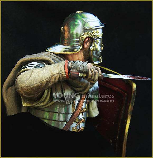 Young Miniatures ROMAN LEGIONARY 1st Century  1/10 Bust Resin YH1854 BUST