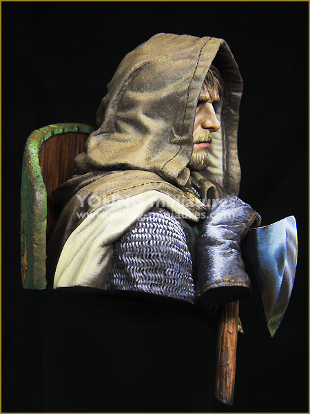 Young Miniatures EUROPEAN KINGHT 13th Century  1/10 Bust Resin YH1855 BUST