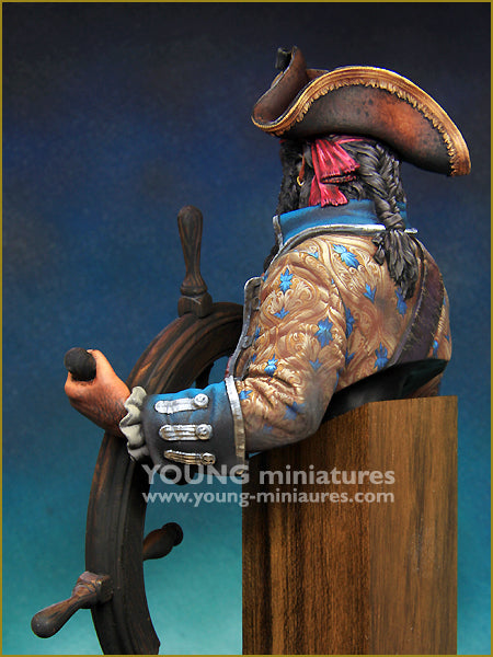 Young Miniatures The PIRATE - Modified a design of ‘BLACK BEARD 1718’  1/10 Bust Resin YH1859 BUST