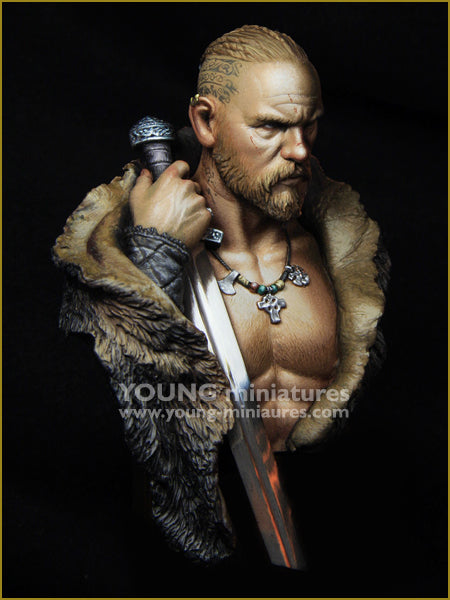 Young Miniatures The VIKING  1/10 Bust Resin YH1860 BUST