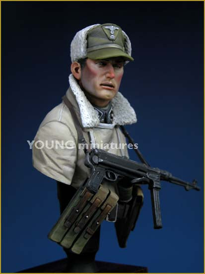 Young Miniatures 'TOTENKOPF' Division WWⅡ  1/10 Bust Resin YM1809 BUST