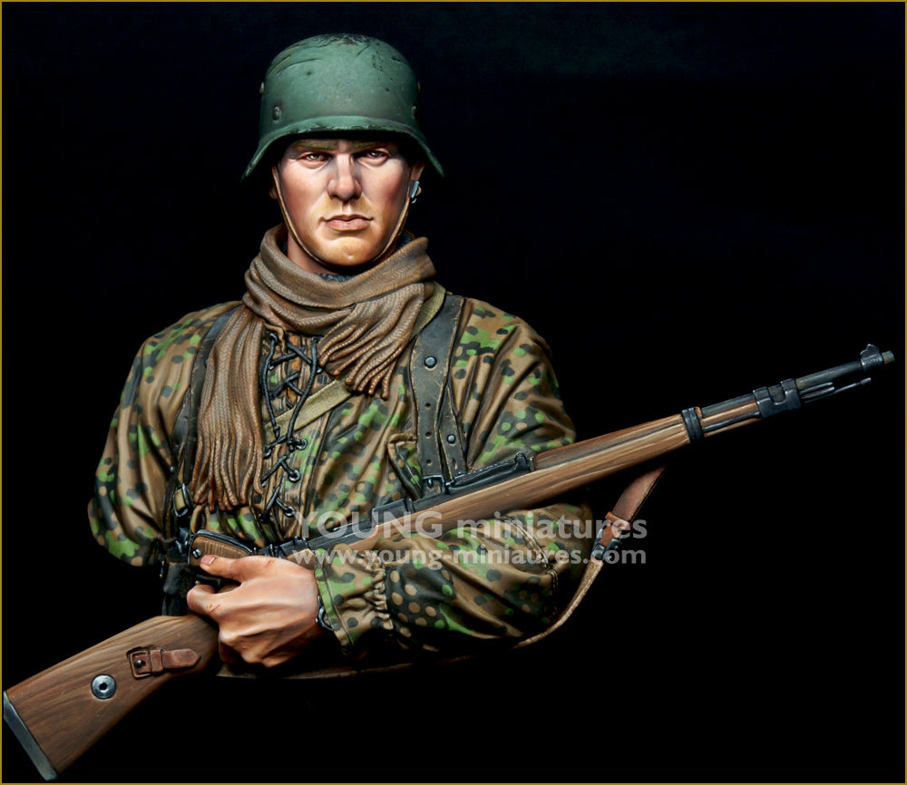 Young Miniatures Young German Infantryman WWII  1/10 Bust Resin YM18101 BUST