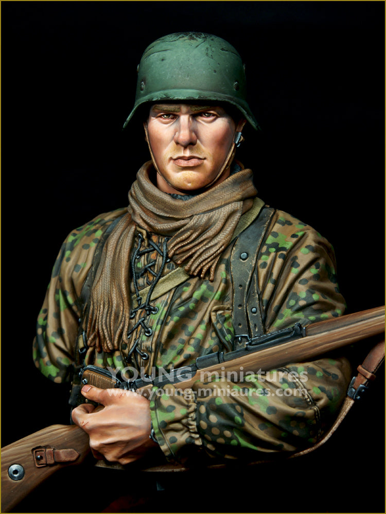 Young Miniatures Young German Infantryman WWII  1/10 Bust Resin YM18101 BUST