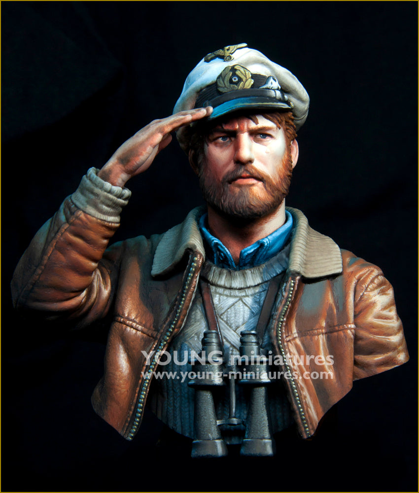 Young Miniatures U-Boat Officer WWII - "Der Heimkenhrer"  1/10 Bust Resin YM18102 BUST