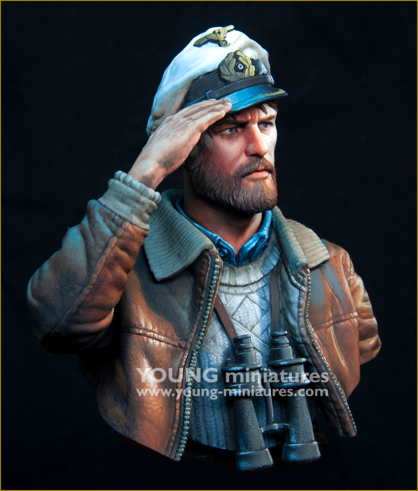 Young Miniatures U-Boat Officer WWII - "Der Heimkenhrer"  1/10 Bust Resin YM18102 BUST