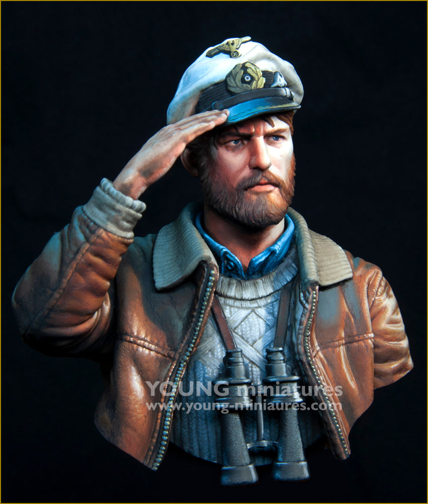 Young Miniatures U-Boat Officer WWII - "Der Heimkenhrer"  1/10 Bust Resin YM18102 BUST