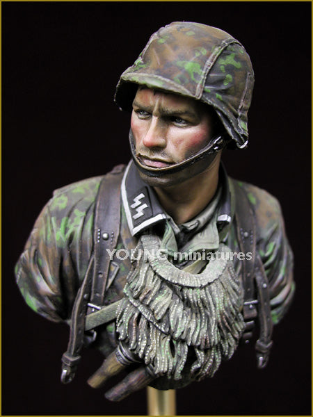Young Miniatures German Waffen SS Battle of Kursk 1943  1/10 Bust Resin YM1840 BUST