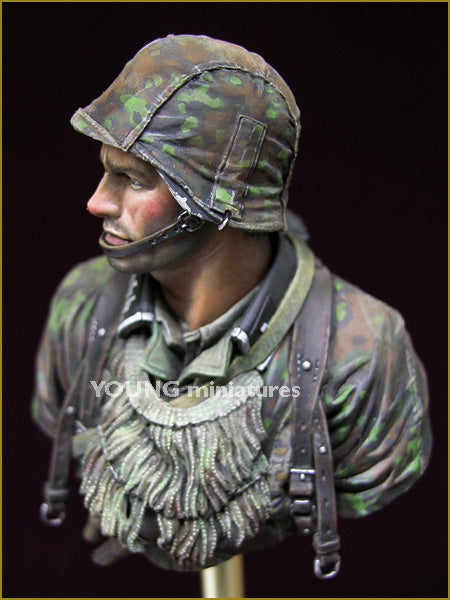 Young Miniatures German Waffen SS Battle of Kursk 1943  1/10 Bust Resin YM1840 BUST