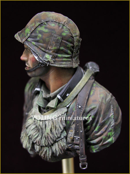 Young Miniatures German Waffen SS Battle of Kursk 1943  1/10 Bust Resin YM1840 BUST