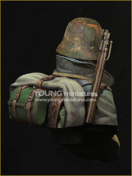 Young Miniatures GERMAN STORMTROOPER WWI  1/10 Bust Resin YM1857 BUST