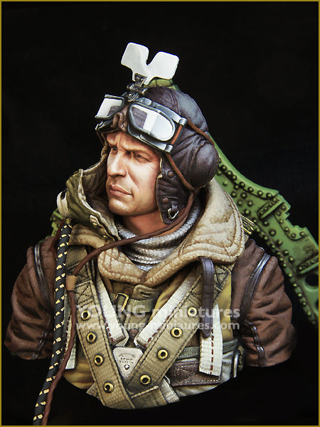 Young Miniatures RAF Spitfire Mk.l Pilot WWll  1/10 Bust Resin YM1868 BUST