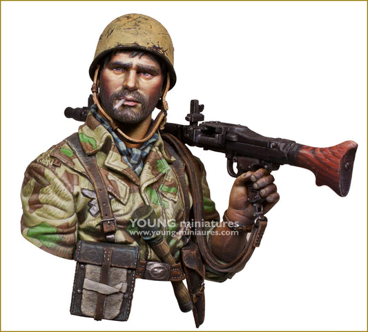 Young Miniatures WWII German Paratroopers  1/10 Bust Resin YM1892 BUST