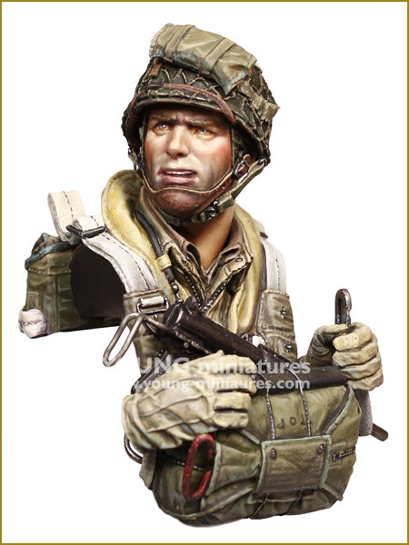 Young Miniatures US AIRBORNE NORMANDY 1944  1/10 Bust Resin YM1893 BUST