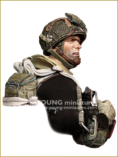 Young Miniatures US AIRBORNE NORMANDY 1944  1/10 Bust Resin YM1893 BUST