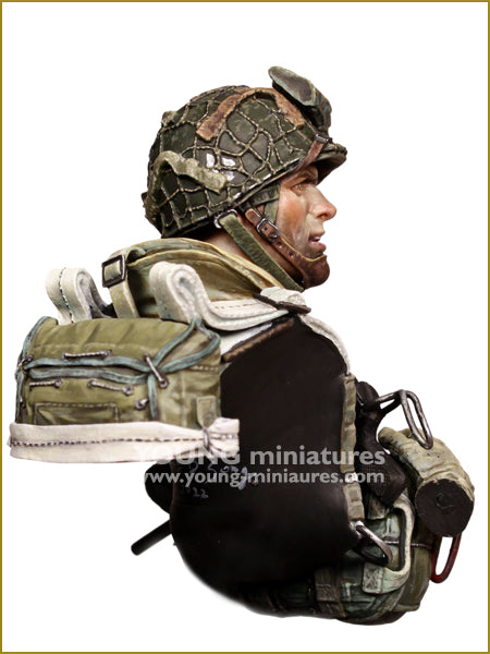 Young Miniatures US AIRBORNE NORMANDY 1944  1/10 Bust Resin YM1893 BUST