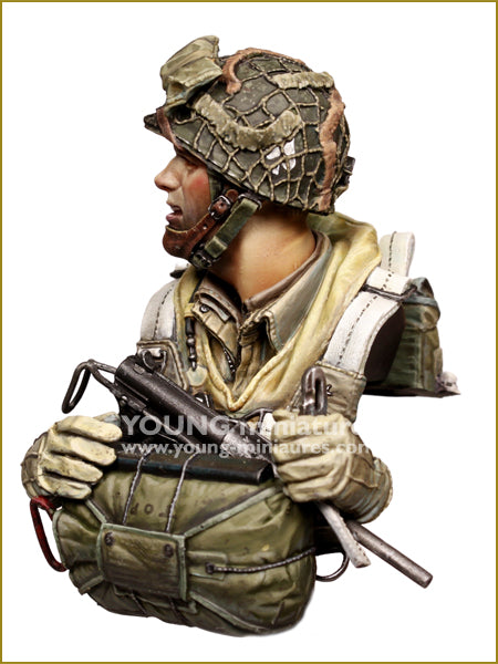 Young Miniatures US AIRBORNE NORMANDY 1944  1/10 Bust Resin YM1893 BUST