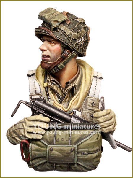 Young Miniatures US AIRBORNE NORMANDY 1944  1/10 Bust Resin YM1893 BUST