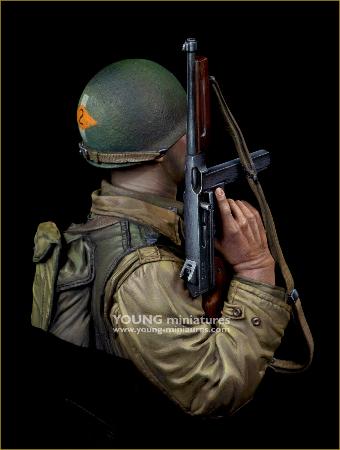 Young Miniatures US 2nd Ranger Battalion Normandy 1944  1/10 Bust Resin YM1898 BUST