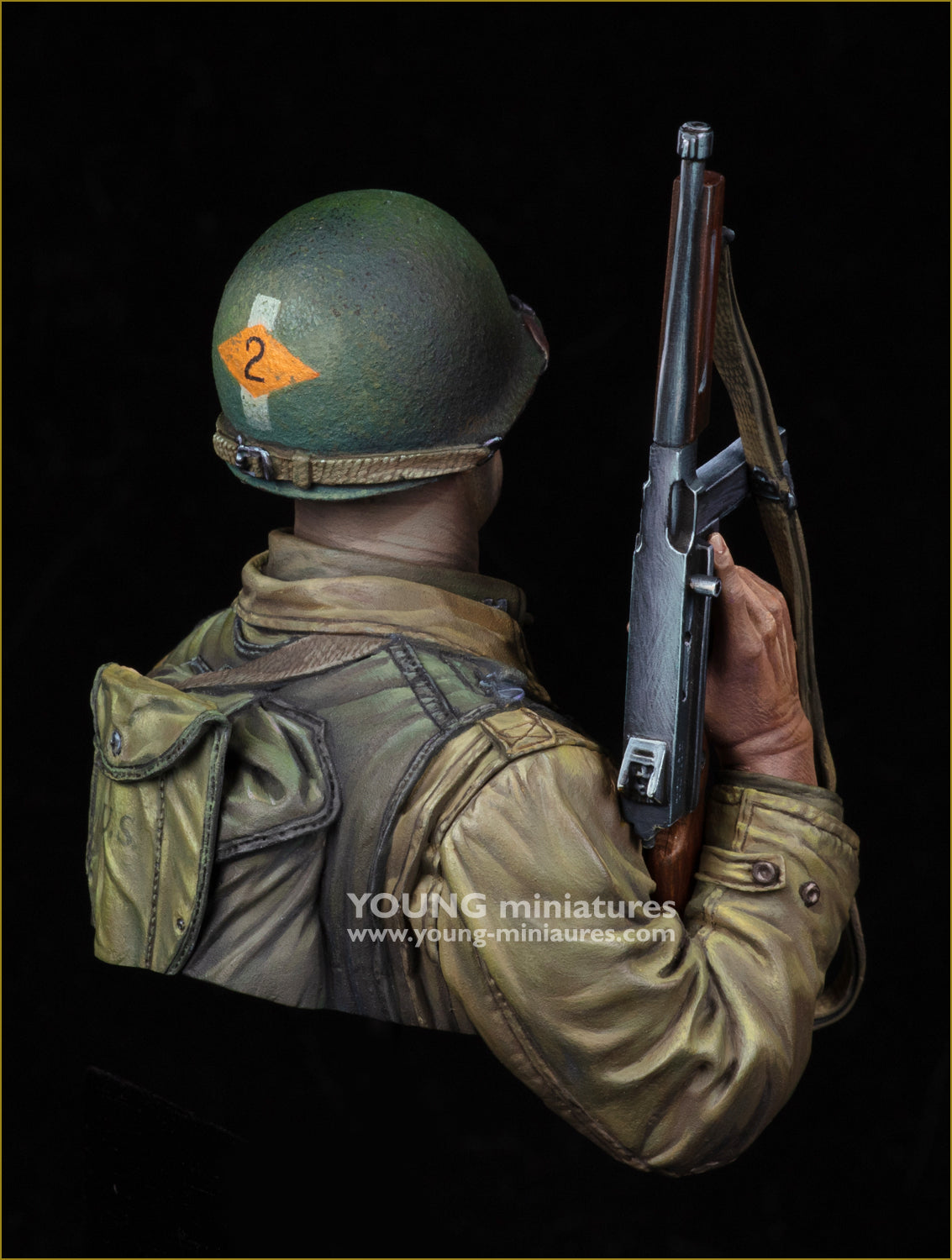 Young Miniatures US 2nd Ranger Battalion Normandy 1944  1/10 Bust Resin YM1898 BUST