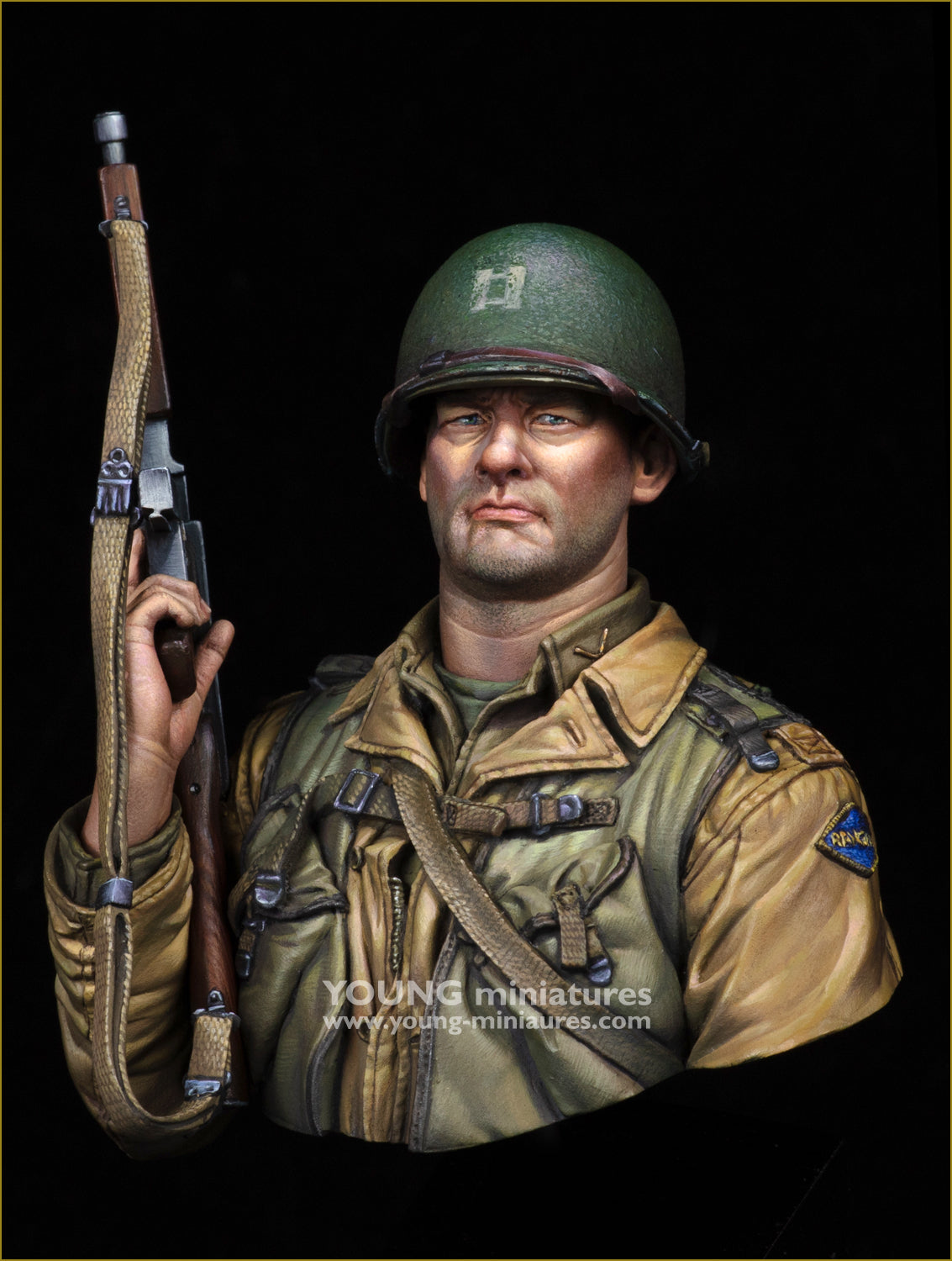 Young Miniatures US 2nd Ranger Battalion Normandy 1944  1/10 Bust Resin YM1898 BUST