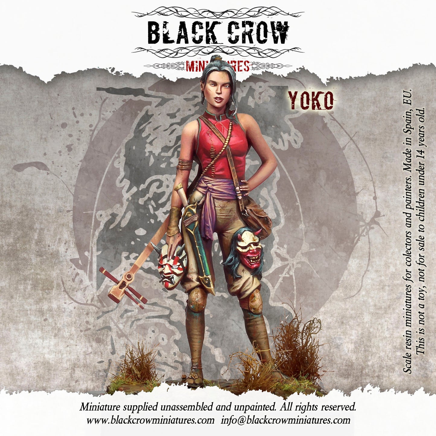 Black Crow Miniatures YOKO 75mm