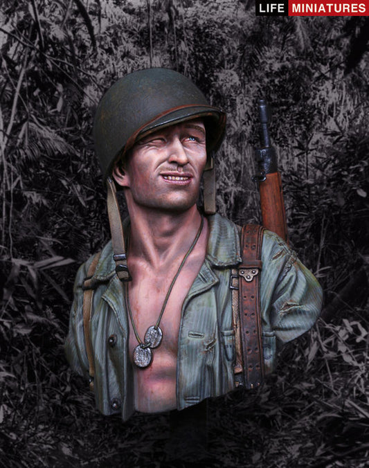 Life miniatures USMC 1st Division, Guadalcanal 1942 BUST