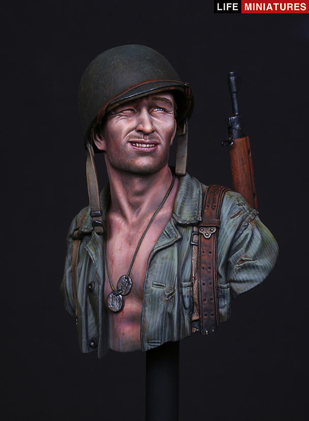Life miniatures USMC 1st Division, Guadalcanal 1942 BUST