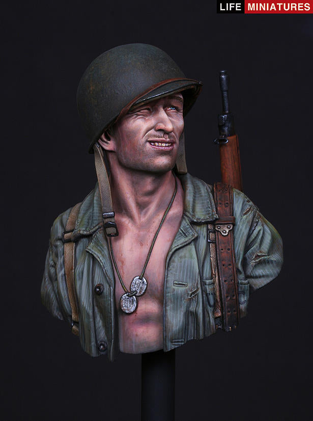 Life miniatures USMC 1st Division, Guadalcanal 1942 BUST