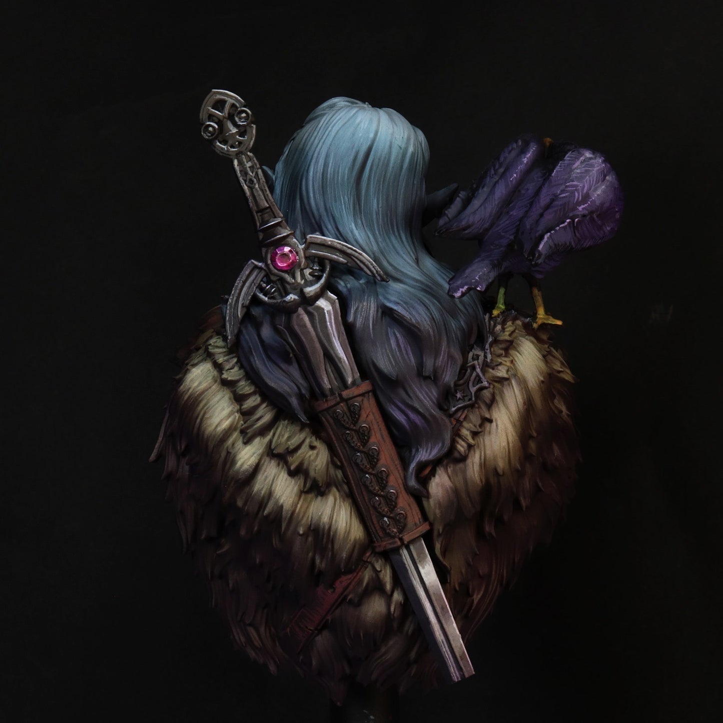 【XINGHUI】 Elven warrior Bust High-quality resin model（Limited Edition）