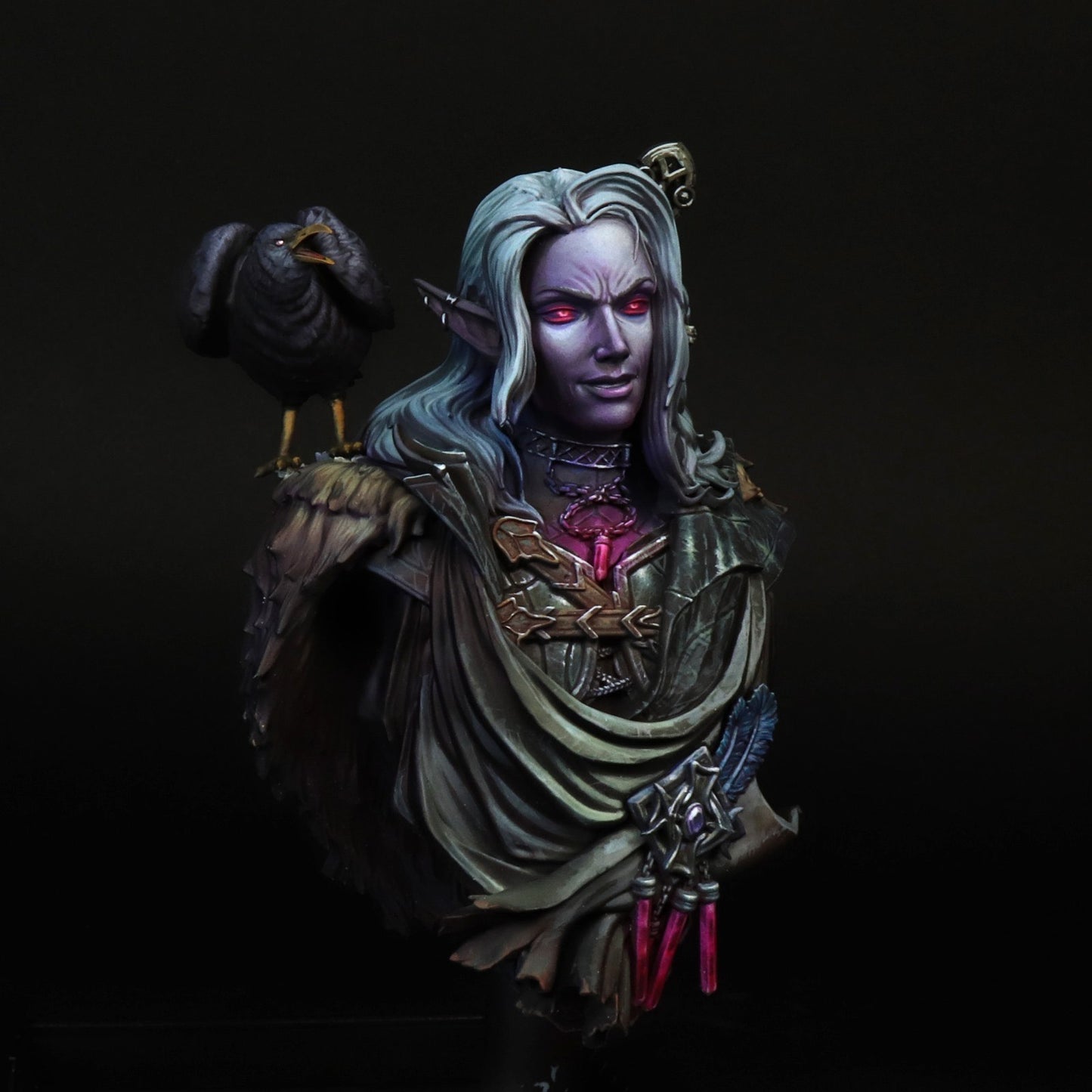 【XINGHUI】 Elven warrior Bust High-quality resin model（Limited Edition）