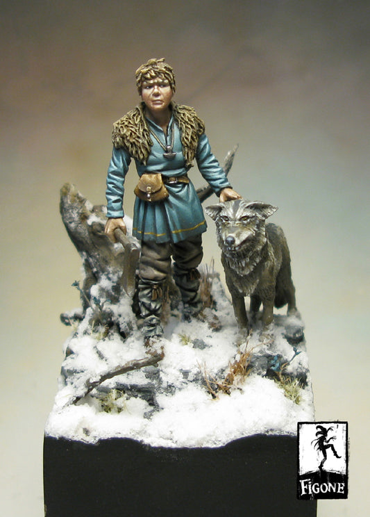 Figone Miniatures Remussen – Viking kid 54mm