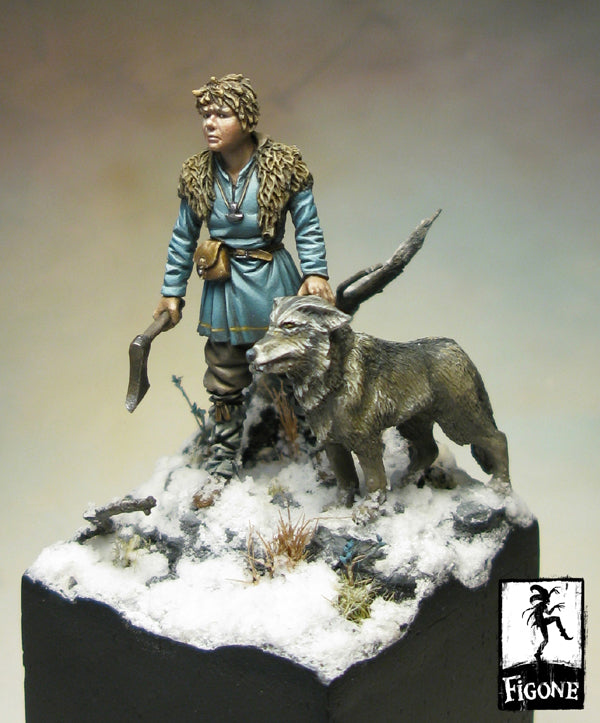 Figone Miniatures Remussen – Viking kid 54mm