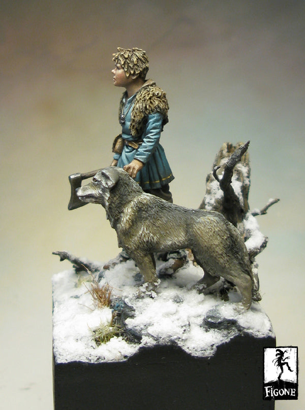 Figone Miniatures Remussen – Viking kid 54mm